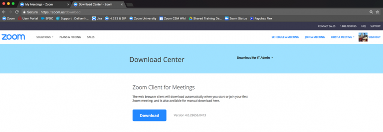 zoom downloadcenter