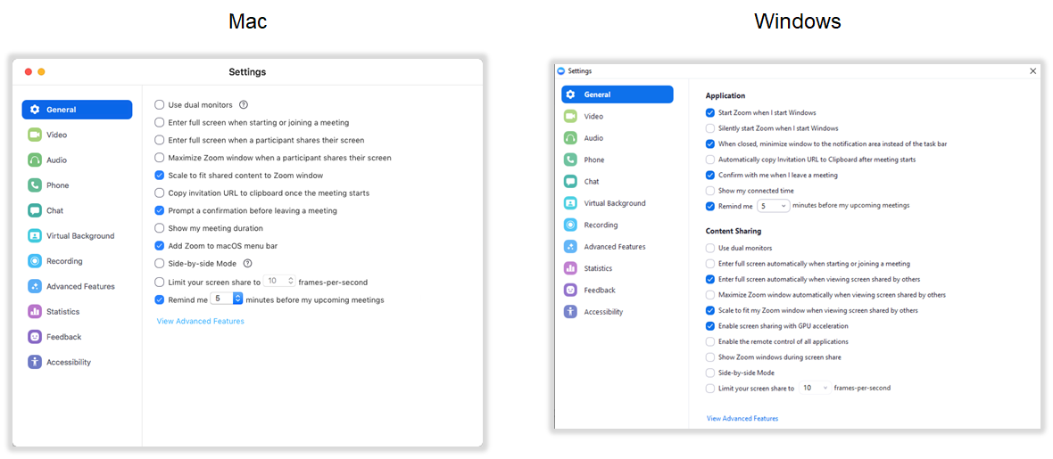 zoom desktop client application