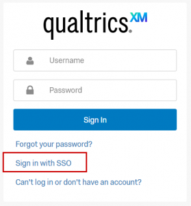 Sign in with SSO