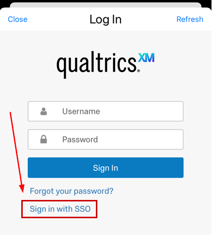 offline app sign in with SSO 