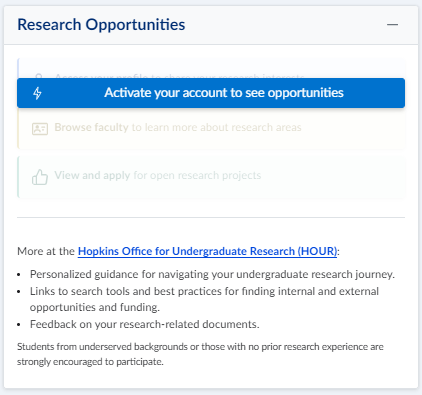 Research Opps No Account